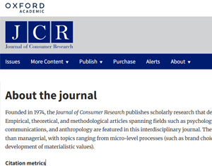 Journal of Consumer Research